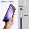 image:imageJETech Slim Case for Samsung Galaxy S23 FE Black  Soft TPU Design Matte Finish Shockproof ProtectionDeep Purple