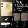 image:imageJETech Slim Case for Samsung Galaxy S24 Black  Camera Lens Protection Soft TPU Design Matte Finish Shockproof ProtectionAmber Yellow