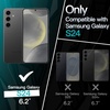 image:imageJETech Slim Case for Samsung Galaxy S24 Black  Camera Lens Protection Soft TPU Design Matte Finish Shockproof ProtectionMidnight Green