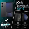 image:imageJETech Slim Case for Samsung Galaxy S24 FE Black  Soft TPU Design Matte Finish Shockproof ProtectionBlack