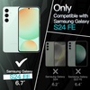 image:imageJETech Slim Case for Samsung Galaxy S24 FE Black  Soft TPU Design Matte Finish Shockproof ProtectionMint Green
