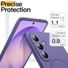 image:imageJETech Slim Case for Samsung Galaxy S25 Black  Camera Lens Protection Soft TPU Design Matte Finish Shockproof ProtectionCobalt Violet