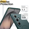 image:imageJETech Slim Case for Samsung Galaxy S25 Black  Camera Lens Protection Soft TPU Design Matte Finish Shockproof ProtectionMidnight Green