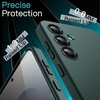 image:imageJETech Slim Case for Samsung Galaxy S25 Black  Camera Lens Protection Soft TPU Design Matte Finish Shockproof ProtectionMidnight Green