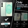 image:imageJETech Slim Case for Samsung Galaxy S25 Black  Camera Lens Protection Soft TPU Design Matte Finish Shockproof ProtectionMint