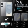image:imageJETech Slim Case for Samsung Galaxy S25 Black  Camera Lens Protection Soft TPU Design Matte Finish Shockproof ProtectionSilver Shadow