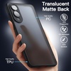 image:imageJETech Slim Case for Samsung Galaxy S25 Edge Black  Camera Lens Protection UltraThin Lightweight Design Frosted Translucent Back Minimalist StyleBlack