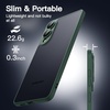 image:imageJETech Slim Case for Samsung Galaxy S25 Edge Black  Camera Lens Protection UltraThin Lightweight Design Frosted Translucent Back Minimalist StyleDark Green