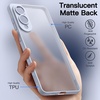 image:imageJETech Slim Case for Samsung Galaxy S25 Edge Black  Camera Lens Protection UltraThin Lightweight Design Frosted Translucent Back Minimalist StyleIcyblue