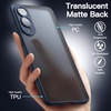 image:imageJETech Slim Case for Samsung Galaxy S25 Edge Black  Camera Lens Protection UltraThin Lightweight Design Frosted Translucent Back Minimalist StyleStorm Blue