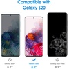 image:imageJETech TPU Screen Protector for Samsung Galaxy S24 Ultra 3Pack  SelfHealing TPU Film HD Clear AntiScratch Protection BubbleFree InstallationGalaxy S20