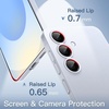 image:imageJETech Ultra Slim Case for Samsung Galaxy S25 Black  Camera Lens Protection Lightweight Matte Finish Minimalist Hard PP Material Cover Supports Wireless ChargingFrosted Clear