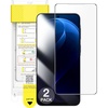 image:imageJETech AntiReflective 9H Screen Protector for Samsung Galaxy A57 2Pack  Tempered Glass AutoAlign Installation AR Coating BubbleFree HD Clear