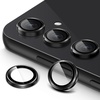image:imageJETech Camera Lens Protector for Samsung Galaxy S23 FE Black 1 Set  9H Tempered Glass Metal Individual Ring Cover HD ClearBlack