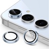 image:imageJETech Camera Lens Protector for Samsung Galaxy S24 FE Black 1 Set  9H Tempered Glass Metal Individual Ring Cover HD ClearBlue
