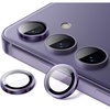 image:imageJETech Camera Lens Protector for Samsung Galaxy S24 Plus Onyx Black 1 Set  9H Tempered Glass Metal Individual Ring Cover HD ClearCobalt Violet