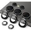 image:imageJETech Camera Lens Protector for Samsung Galaxy S24 Ultra Black 1 Set  9H Tempered Glass Metal Individual Ring Cover HD ClearBlack
