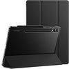 image:imageJETech Case Cover for Galaxy Tab S10 PlusS9 Plus 124 Black  Slim Translucent Back Design TriFold Stand Support S Pen Charging Auto WakeSleep Lightweight Shockproof ProtectionBlack