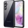 image:imageJETech Case for Samsung Galaxy A35 AntiYellowing Clear  Shockproof Protection Scratch Resistant Hard PC Back Durable Transparent TPU BumperBlack