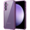 image:imageJETech Case for Samsung Galaxy S23 FE AntiYellowing Clear  Shockproof Protection Scratch Resistant Hard PC Back Durable Transparent TPU BumperDeep Purple