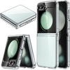 image:imageJETech Case for Samsung Galaxy Z Flip 5 AntiYellowing Clear  Shockproof Protection Scratch Resistant Hard PC Back Durable Transparent TPU BumperClear