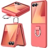 image:imageJETech Case for Samsung Galaxy Z Flip 7 FEFlip 6 Mint Green  Hard PC Construction Slim Shockproof Protection AntiScratch FinishCoralred
