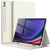 image:imageJETech Folio Case for Galaxy Tab S10 UltraS9 Ultra 146 Black  MultiAngle Stand Cover S Pen Holder Slim Protective Cover Auto WakeSleepBeige