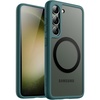 image:imageJETech Magnetic Case for Samsung Galaxy S23 Black  Compatible with MagSafe Translucent Matte Back Shockproof ProtectionMidnight Green