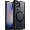 image:imageJETech Magnetic Case for Samsung Galaxy S23 Ultra Black  Compatible with MagSafe Translucent Matte Back Shockproof ProtectionBlack