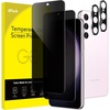 image:imageJETech Privacy Screen Protector for Samsung Galaxy S23 Plus 22 Pack  with Camera Lens Protector AntiSpy 9H Tempered Glass Fingerprint ID CompatibleGalaxy S23 Plus