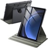 image:imageJETech Rotating Case Cover for Galaxy Tab S10 LiteS10 FES9 FES9 Black  360 Rotation Stand Clear Back Design Auto WakeSleep S Pen Holder Full ProtectionGray