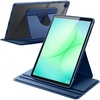 image:imageJETech Rotating Case Cover for Samsung Galaxy Tab A11 Plus Black  360 Rotation Stand Clear Back Design Auto WakeSleep Full ProtectionNavy