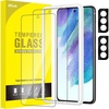 image:imageJETech Screen Protector for Galaxy S23 Plus 22 Pack  with Camera Lens Protector HD Clear Tempered Glass Fingerprint ID Compatible AntiScratch ProtectionGalaxy S21 FE