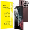 image:imageJETech TPU Screen Protector for Samsung Galaxy S23 Ultra 22 Pack  with Camera Lens Protector Flexible TPU Film Fingerprint ID Compatible HD Clear Easy InstallationGalaxy S22 Ultra