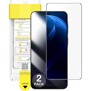 image:imageJETech AntiReflective 9H Screen Protector for Samsung Galaxy A57 2Pack  Tempered Glass AutoAlign Installation AR Coating BubbleFree HD Clear