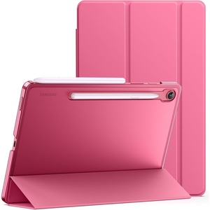image:imageJETech Case Cover for Samsung Galaxy Tab S10 LiteS10 FES9 FE 109 Black  Slim Translucent Back Design TriFold Stand Support S Pen Charging Auto WakeSleep Lightweight Shockproof ProtectionPink