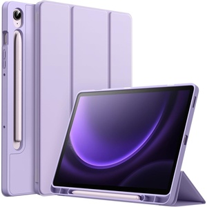 image:imageJETech Case Cover for Samsung Galaxy Tab S10 LiteS10 FES9 FE 109 Black  Soft TPU Protection S Pen Holder TriFold Stand Supports S Pen Charging Auto WakeSleep Shockproof Lightweight DesignLight Purple