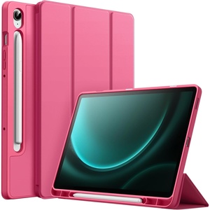 image:imageJETech Case Cover for Samsung Galaxy Tab S10 LiteS10 FES9 FE 109 Black  Soft TPU Protection S Pen Holder TriFold Stand Supports S Pen Charging Auto WakeSleep Shockproof Lightweight DesignPink