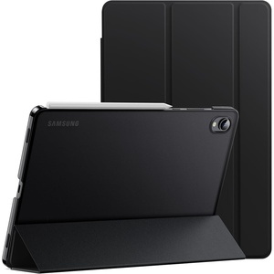 image:imageJETech Case Cover for Samsung Galaxy Tab S11 Black  Slim Translucent Back Design TriFold Stand Support S Pen Pairing Auto WakeSleep Lightweight Shockproof ProtectionBlack