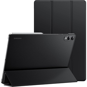 image:imageJETech Case Cover for Samsung Galaxy Tab S11 Ultra Black  Slim Translucent Back Design TriFold Stand Support S Pen Pairing Auto WakeSleep Lightweight Shockproof ProtectionBlack