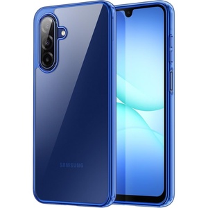 image:imageJETech Case for Samsung Galaxy A14 AntiYellowing Clear  Shockproof Protection Scratch Resistant Hard PC Back Durable Transparent TPU BumperBlue