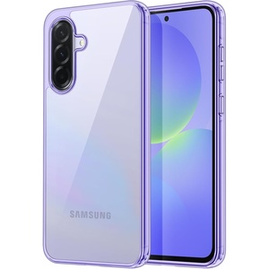 image:imageJETech Case for Samsung Galaxy A35 AntiYellowing Clear  Shockproof Protection Scratch Resistant Hard PC Back Durable Transparent TPU BumperLavender