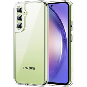 image:imageJETech Case for Samsung Galaxy A54 AntiYellowing Clear  Shockproof Protection Scratch Resistant Hard PC Back Durable Transparent TPU BumperClear