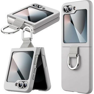 image:imageJETech Case for Samsung Galaxy Z Flip 7 FEFlip 6 Mint Green  Hard PC Construction Slim Shockproof Protection AntiScratch FinishGray
