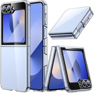 image:imageJETech Clear Case for Samsung Galaxy Z Flip 7 FEFlip 6 Clear  Crystal Clear Back Hard PC Construction Slim Fit Shockproof ProtectionClear