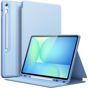 image:imageJETech Folio Case Cover for Samsung Galaxy Tab S10 FE Plus 131 Black  MultiAngle Stand Cover S Pen Holder Slim Protective Cover Auto WakeSleepBlue