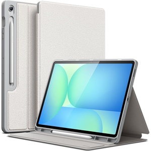 image:imageJETech Folio Case Cover for Samsung Galaxy Tab S10 FE Plus 131 Black  MultiAngle Stand Cover S Pen Holder Slim Protective Cover Auto WakeSleepSilver