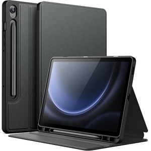 image:imageJETech Folio Case for Samsung Galaxy Tab S10 LiteS10 FES9 FE 109 Black  MultiAngle Stand Cover S Pen Holder Slim Protective Cover Auto WakeSleepBlack