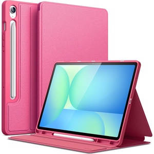 image:imageJETech Folio Case for Samsung Galaxy Tab S10 LiteS10 FES9 FE 109 Black  MultiAngle Stand Cover S Pen Holder Slim Protective Cover Auto WakeSleepPink