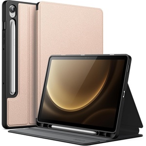 image:imageJETech Folio Case for Samsung Galaxy Tab S10 LiteS10 FES9 FE 109 Black  MultiAngle Stand Cover S Pen Holder Slim Protective Cover Auto WakeSleepRose Gold
